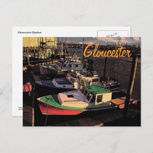 Carte postale Gloucester (MA) (Devant / Derrière)