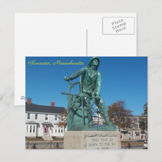Carte postale Gloucester, Massachusetts (Devant / Derrière)
