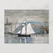 Carte Postale Gloucester Schooners Sloop Winslow Homer (Devant)