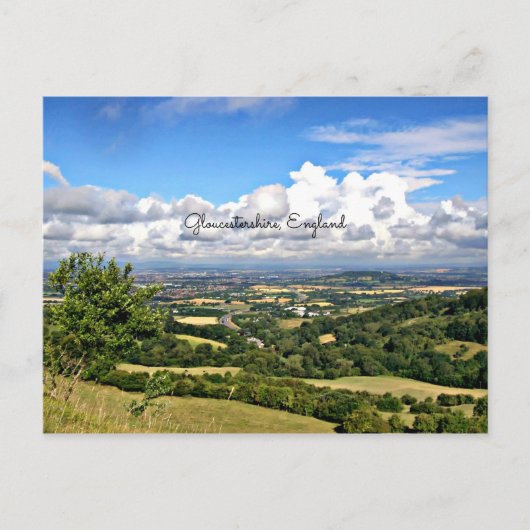 Carte Postale Gloucestershire, Angleterre Paysage (Devant)