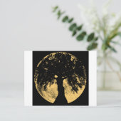 Carte Postale Glowees Lune Déesse chêne de chêne (Debout devant)