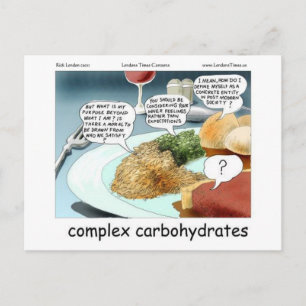 Carte Postale Glucides Beaucoup Trop Complexes Cadeaux et T-Shir
