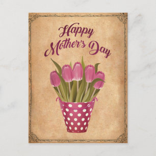 Carte Postale Glücklicher Muttertag Vintage