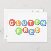 Carte Postale Gluten Libre Celiac (Devant / Derrière)