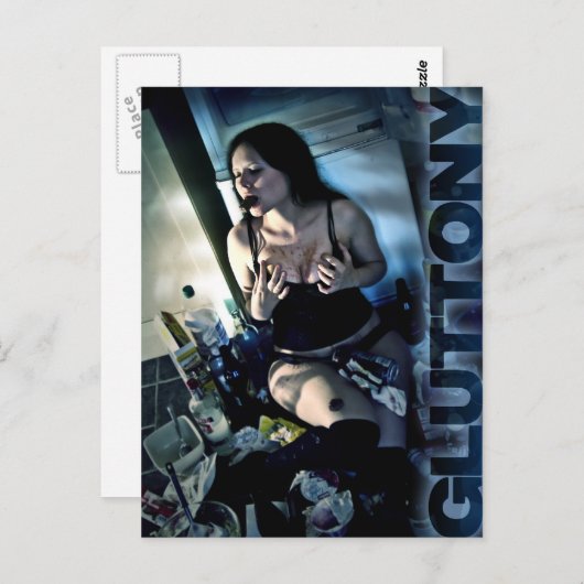 Carte Postale Gluttony (Devant / Derrière)