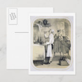 Carte Postale gluttony in the Kitchen, from a series of prints d (Devant / Derrière)