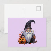 Carte Postale Gnom gnome Halloween (Devant / Derrière)