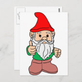 Carte Postale Gnome (Devant / Derrière)