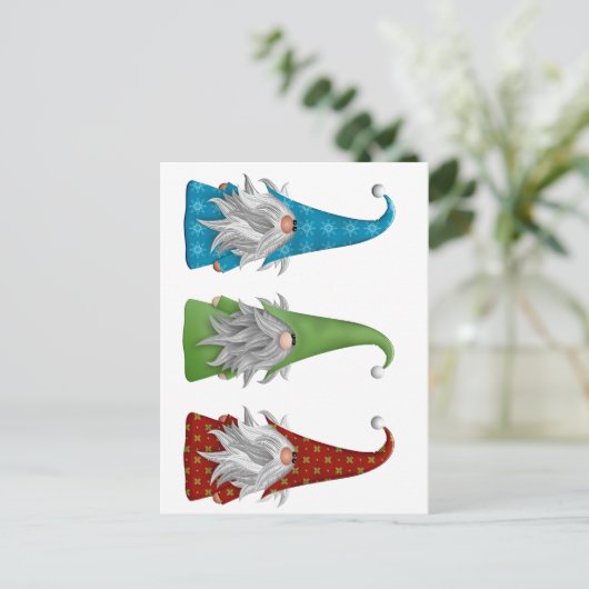 Carte Postale gnome (Debout devant)