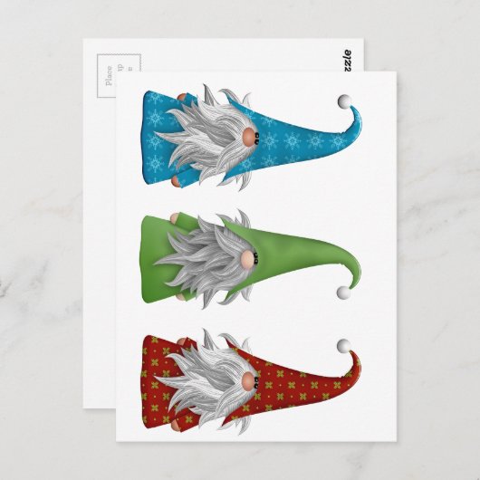 Carte Postale gnome (Devant / Derrière)