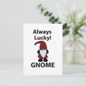 Carte Postale Gnome Always Lucky Gnome (Debout devant)