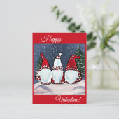 Carte Postale Gnome de la Saint-Valentin (Debout devant)