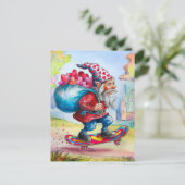 Carte Postale Gnome de la Saint-Valentin adorable (Debout devant)