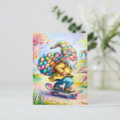 Carte Postale Gnome de Pâques (Debout devant)