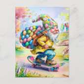 Carte Postale Gnome de Pâques (Devant)
