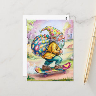 Carte Postale Gnome de Pâques