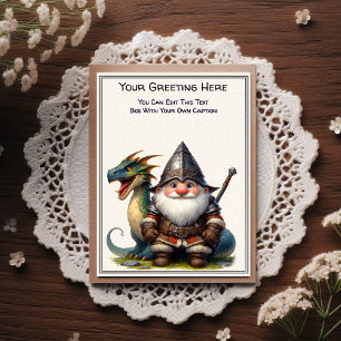 Carte Postale Gnome de toute occasion et livre d'histoires de gu