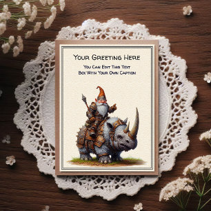 Carte Postale Gnome de toute occasion et livre d'histoires de gu