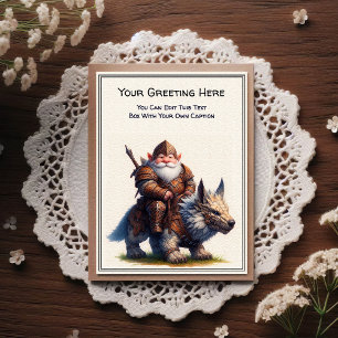 Carte Postale Gnome de toute occasion et livre d'histoires du gu