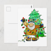 Carte Postale Gnome emmêlé moyen (Devant / Derrière)