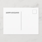 Carte postale Gnome Happy Holidays (Dos)