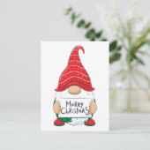 Carte postale - Gnome Joyeux Noël (Debout devant)