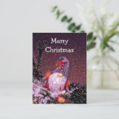 Carte Postale Gnome Joyeux Noël Pour Les Fêtes (Debout devant)