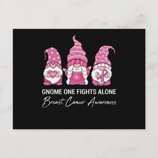 Carte Postale Gnome One combat seul la sensibilisation au cancer