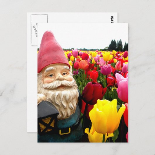 Carte Postale Gnome Petals (Devant / Derrière)