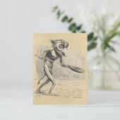 Carte Postale Gnome prend le cauldron (Debout devant)