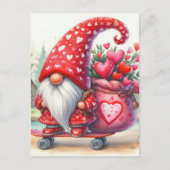 Carte Postale Gnome Saint-Valentin (Devant)