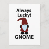 Carte Postale Gnome Toujours Lucky Gnome (Devant)