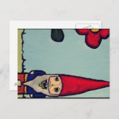 Carte postale Gnome Zombie Voyager (Devant / Derrière)