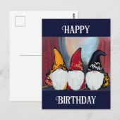CARTE POSTALE GNOMES (Devant / Derrière)