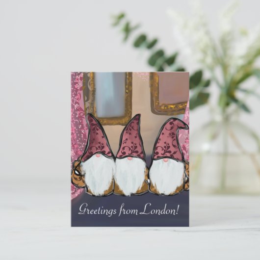 CARTE POSTALE GNOMES (Debout devant)