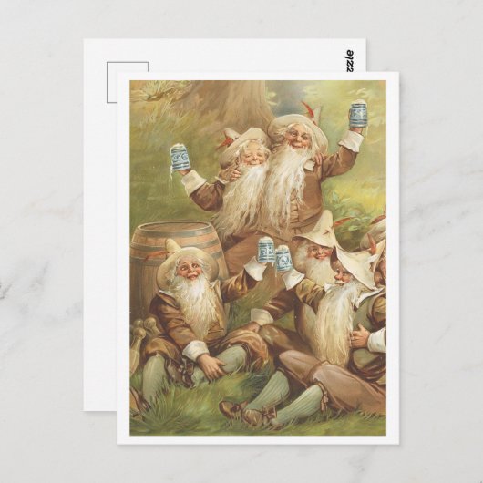 Carte postale Gnomes (Devant / Derrière)