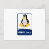 Carte Postale GNU/Linux (Devant)