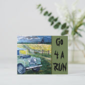 Carte Postale Go 4 A Run Postcard (Debout devant)