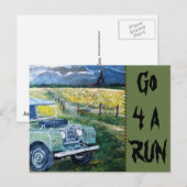 Carte Postale Go 4 A Run Postcard (Devant / Derrière)