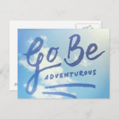 Carte Postale Go Be Adventury Sky (Devant / Derrière)