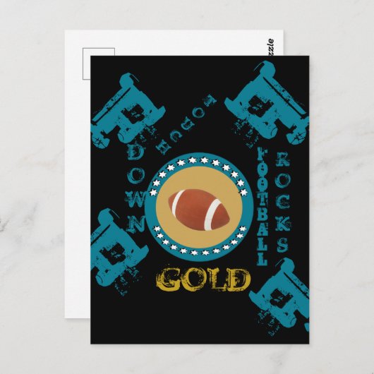 CARTE POSTALE GO CHAMPS (Devant / Derrière)