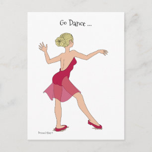 Carte postale Go Dance