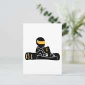 Carte Postale Go Kart (Debout devant)