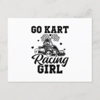 Go Kart Racing Girl | Go-Kart Driver Idée cadeau