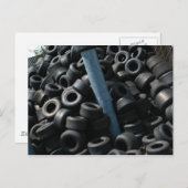 Carte postale Go Kart Tires (Devant / Derrière)