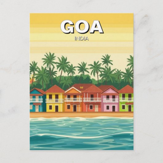Carte Postale Goa Inde (Devant)