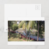Carte Postale Goa India Garden (Devant / Derrière)