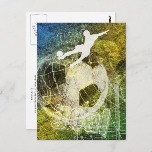 Carte Postale Goal! (Devant / Derrière)