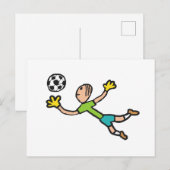 Carte Postale Goalkeeper (Devant / Derrière)