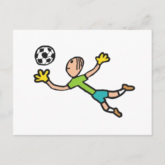 Carte Postale Goalkeeper (Devant)